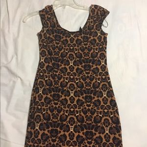 Leopard mini dress